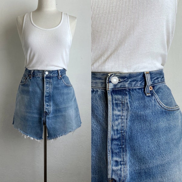 levis cut off shorts vintage denim cutoffs 501 large