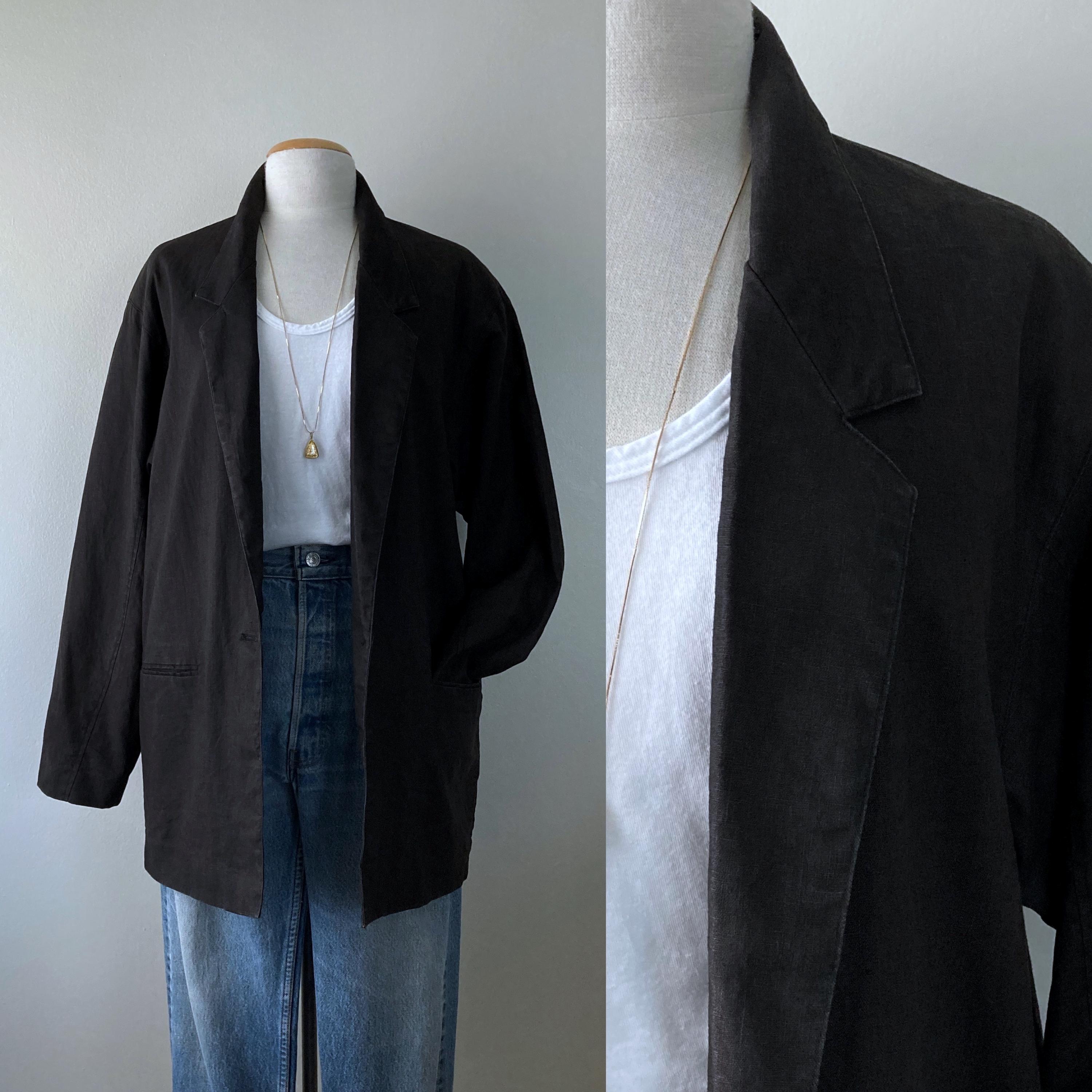 ジャケット・アウター 80s 90s \"MARKS & SPENCER\" linen jacket ジャケット・アウター 80s 90s 