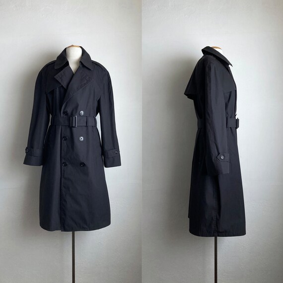 Double Material Stitching Retro Cloak Overcoat