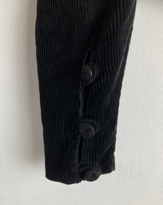 black 80s blazer vintage 70s cropped jacket laura… - image 5