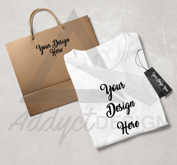 T-T-Shirt PSD Mockup Template Apparel Your Design Here Tee Woman