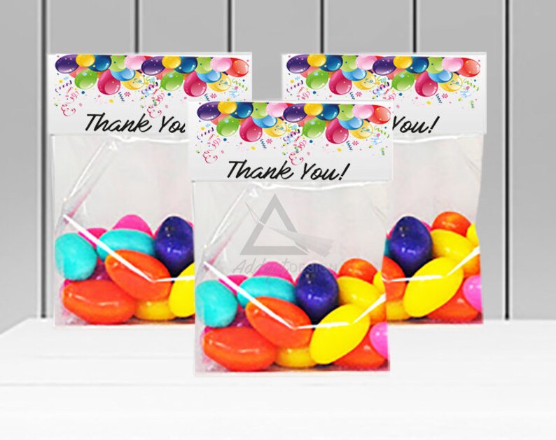 Download Favor Template and mockup candy bag Printable Bag Toppers ...