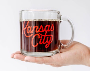 Kansas City Script Mug - Kansas City - KC Gift - Kansas City Gift - Kansas City Mug - KC Mug - Chiefs Mug - Kansas City Chiefs - Royals Mug