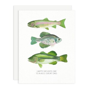 Father&#39;s Day Fishing Greeting Card