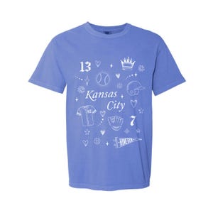 Kansas City Baseball Vibes - Blue