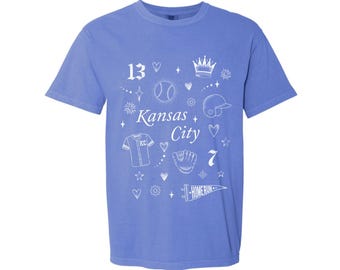 Kansas City basebollvibbar - Blå