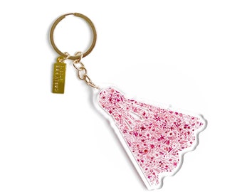 KC Shuttlecock Keychain - Federball Keychain - KC Geschenk - Kansas City Geschenk - Kansas City Keychain - Kansas City Art