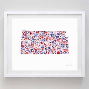 Kansas KU - KU Art - Kansas Painting - 2022 Champs - Kansas University - KU Basketball - Lawrence