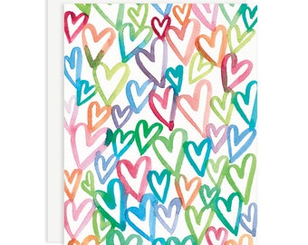 Hearts Greeting Card