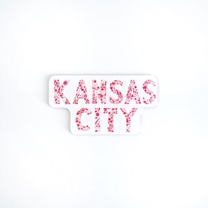 Kansas City Floral Magnet - KC Pride - Kansas City Gift - KC Magnet