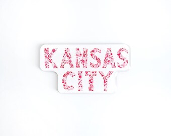 Aimant floral Kansas City - KC Pride - Cadeau Kansas City - Aimant KC