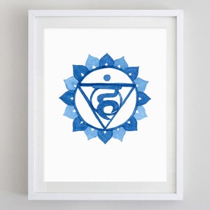 Chakra Watercolor Art Print