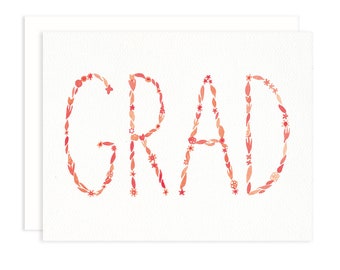 Grad Floral Celebration Card