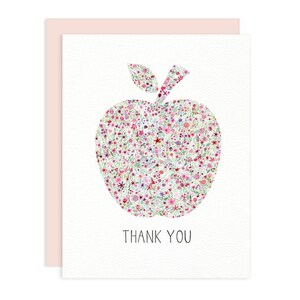 Teacher Apple Greeting Card