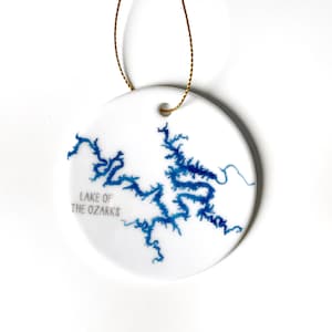Lake of the Ozarks Ornament - Ozarks Gift - Ozarks Christmas Ornament - Holiday Decor - Lake of the Ozarks Gift
