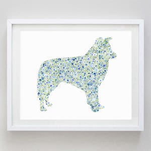 Border Collie Watercolor Art Print - Dog Gift - Dog Breed - Puppy Art - Dog Lover Artwork - Puppy Gift - Carly Rae Studio