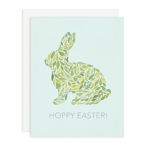 Carte de voeux lapin de Pâques - panier de Pâques - lapin - lapin - carte de Pâques - lapin de Pâques - panier de Pâques