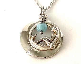 Collar Sirena del Mar - Aqua