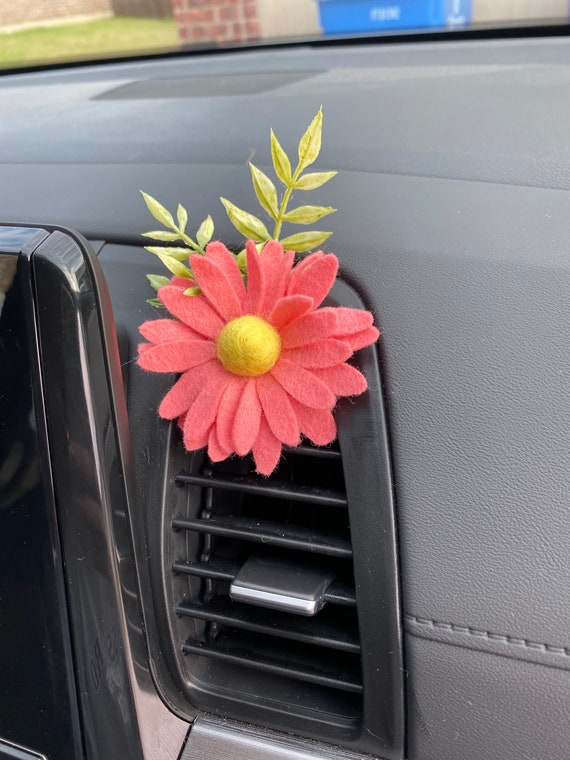 Flower Clip Car Vent/ Essential Oil Flower Clip/ Car Decor/ Etsy