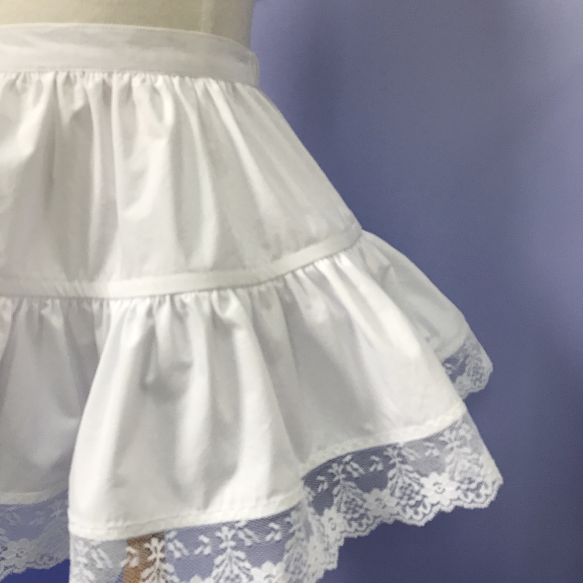 Childs Adjustable-Waist Petticoat 413 White Cotton Slip | Etsy