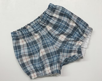 Classic Plaid Diaper Cover #503, Baby Photo Prop, made in USA, photo prop