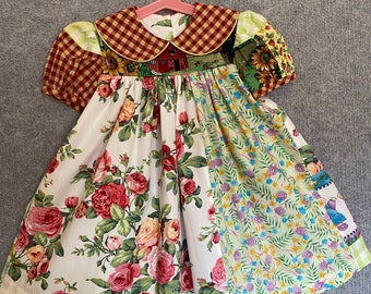 Little girls old-fashioned dress (16)