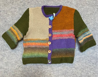 Child's Hand Knitted Cardigan