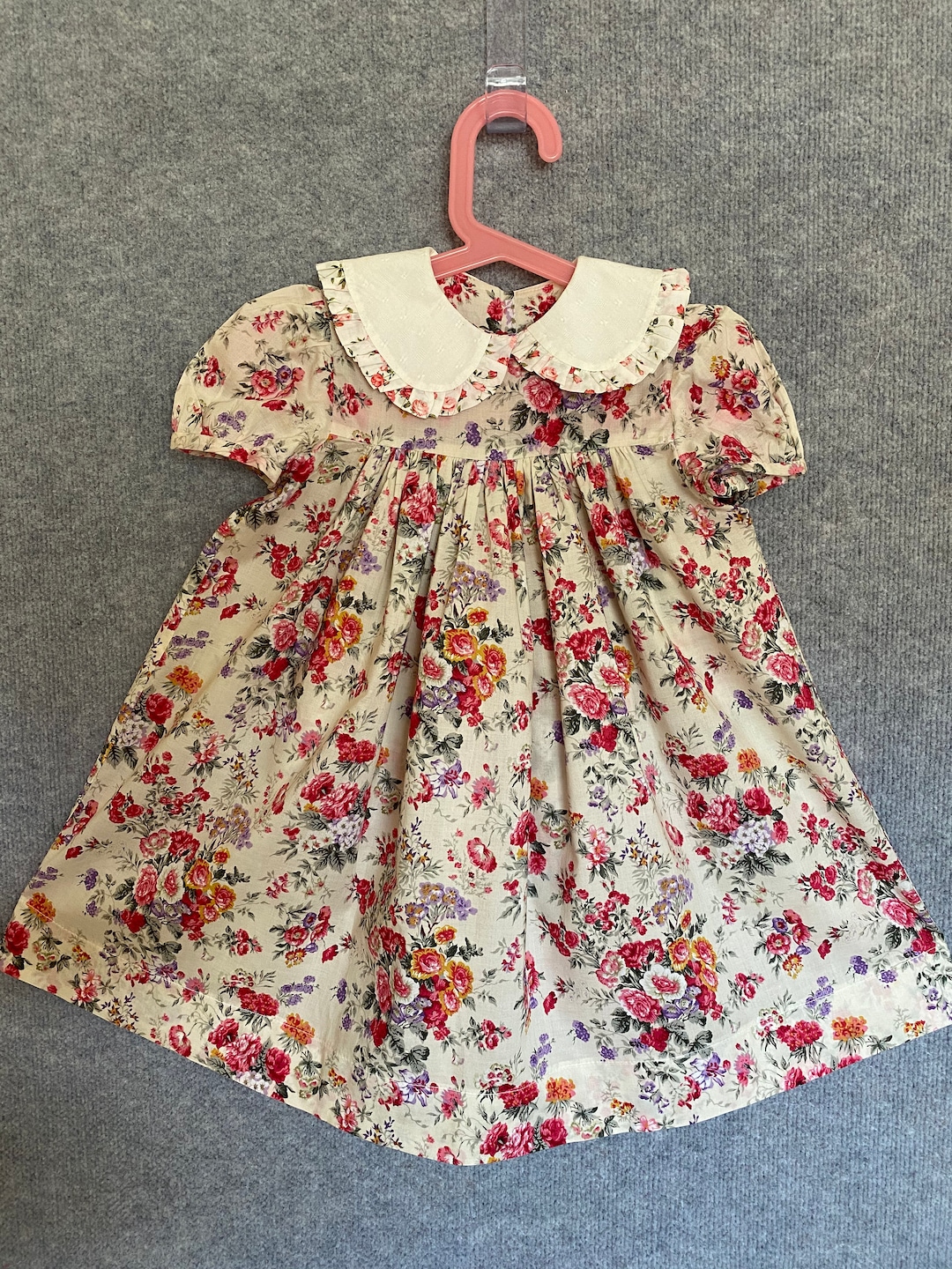 Little Girls Oldfashioned Dress Etsy