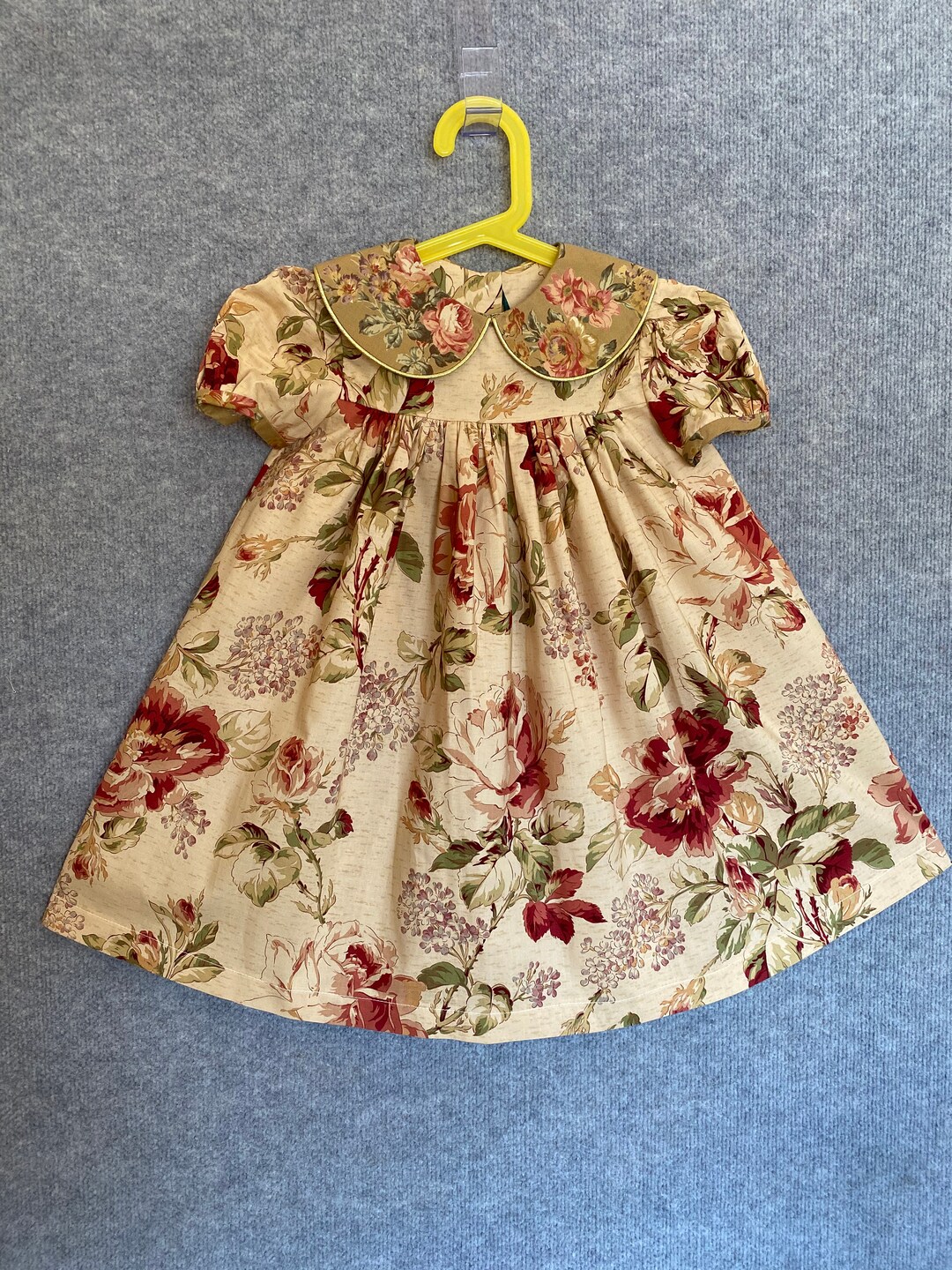 Little Girls Oldfashioned Dress Etsy