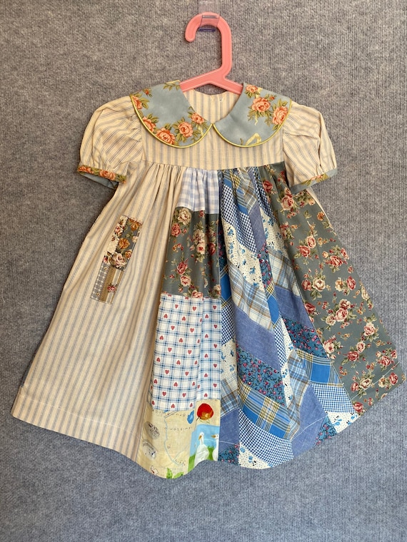 Little Girls Oldfashioned Dress Etsy UK