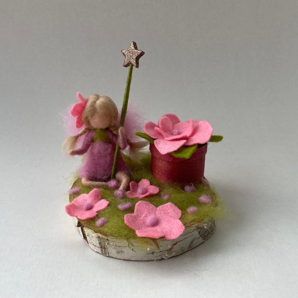 Tooth Fairy,Box,Hand-felted, garden,Waldorfart ,Felted,Filzart,Felted flowers,treasure-box