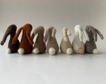 Bunny ,Wet felted, Waldorf-art,Easter,Filzart,Häschen gefilzt