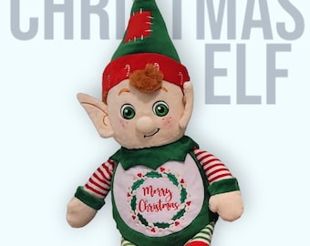 Elf teddy with personalisation