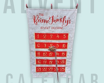 Handmade Advent Calendar with personalisation