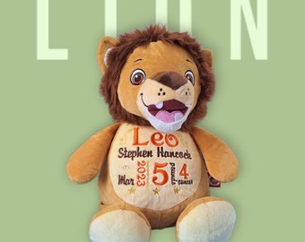 Numbutu the Lion - personalised embroidered official Cubbies teddy