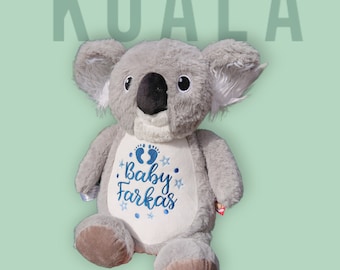 Koala - personalised embroidered teddy
