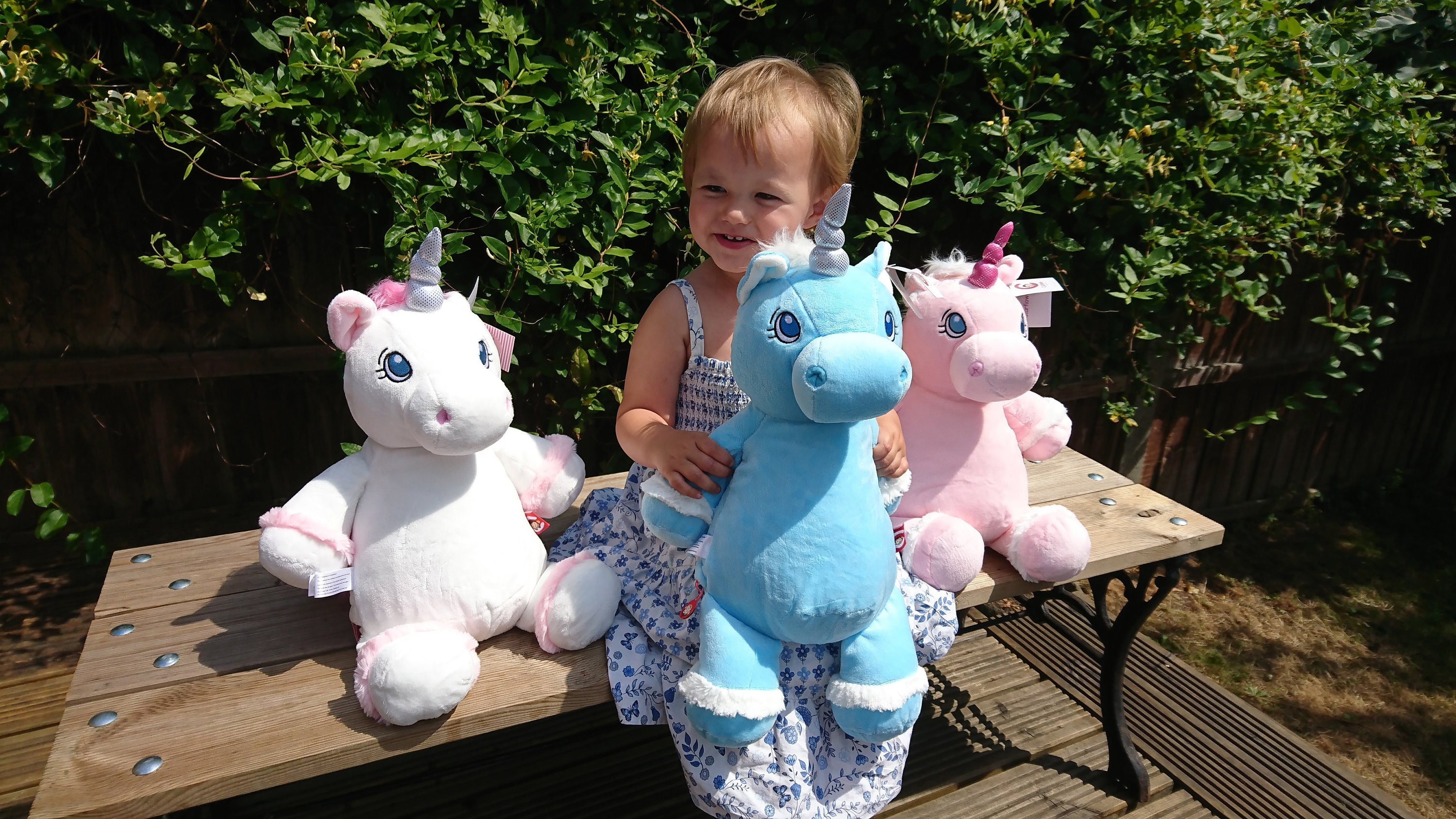 Unicorn Teddy with personalised embroidery