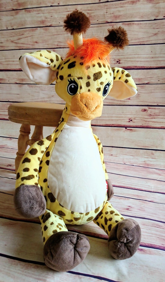 personalised giraffe teddy
