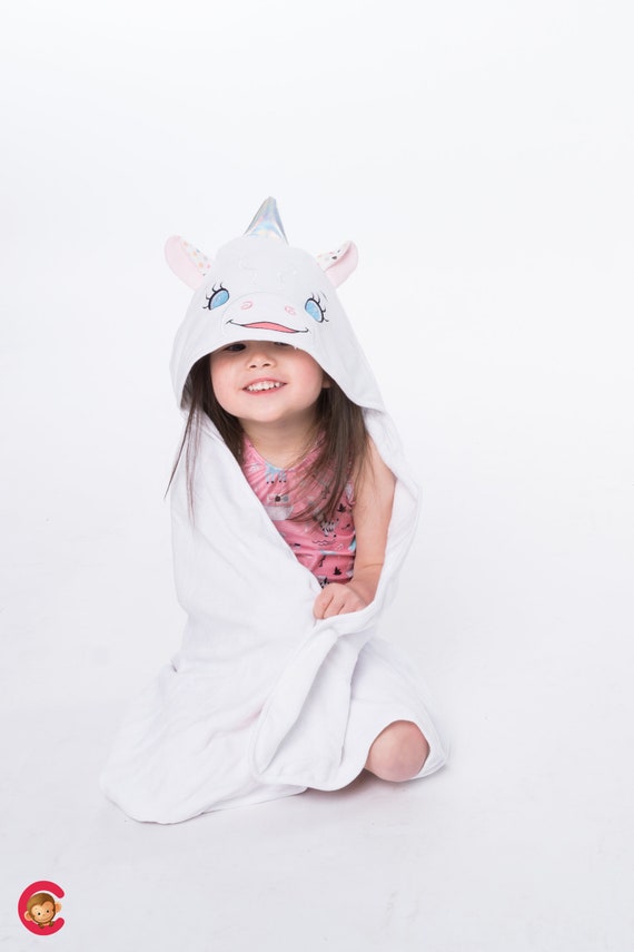 childrens personalised hooded towels