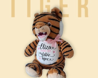 Tiger Teddy with personalised embroidery