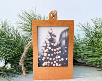 Mini Frame Ornament, fits 2 1/8" x 3 3/8" Instant Photos, Drop-in Style