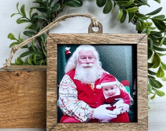 3x3 Frame Ornament, fits photos 3" by 3"