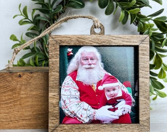 3x3 Frame Ornament, fits photos 3" by 3"