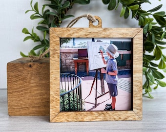 3x3 Frame Ornament, fits photos 3" by 3"