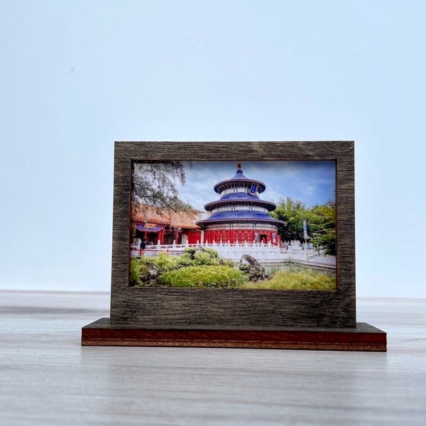 Wide Wooden Frame + Stand