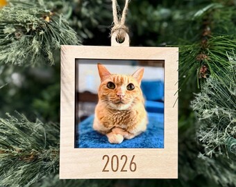 Engraved Square Frame Ornament