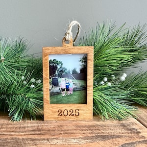 Engraved Mini Frame Ornament