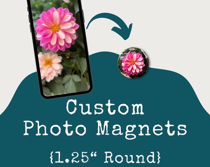Featured listing image: Custom Photo Magnets: 1.25-inch Round