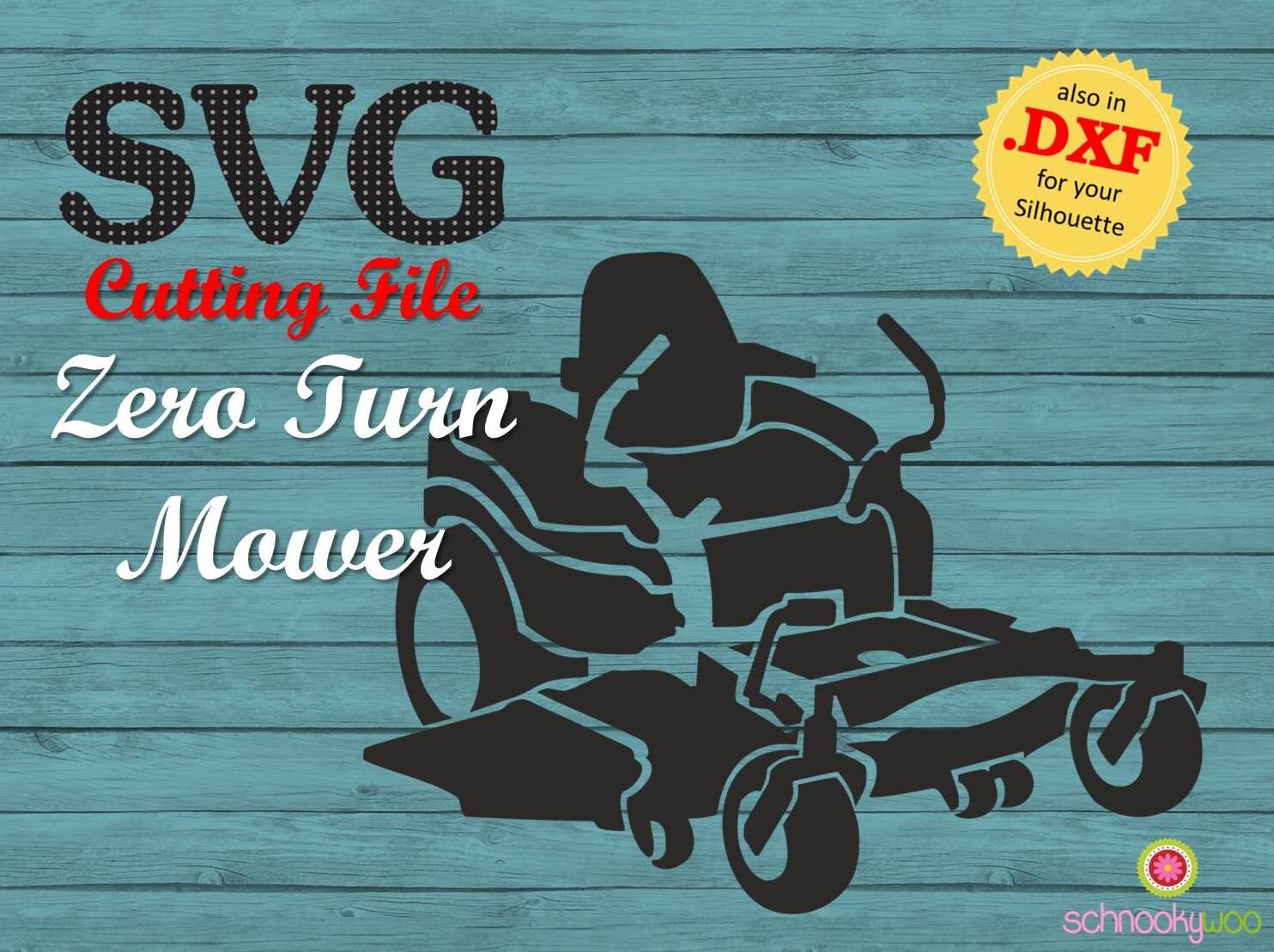 SVG Zero Turn Mower SVG Lawn Mower Residential Mower | Etsy