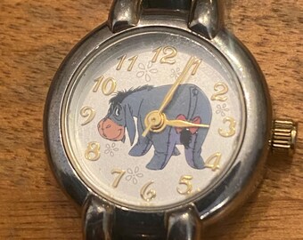 Disney Winnie the Pooh & Eeyore Wrist Watch MC0127 Two Tone 